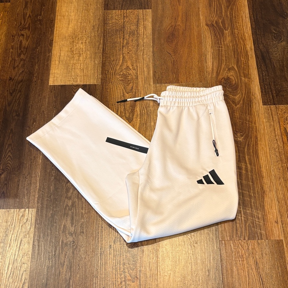 Adidas light pink Joggers